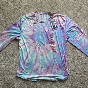 Lauren James women’s tie dye UPF 30 sun shirt